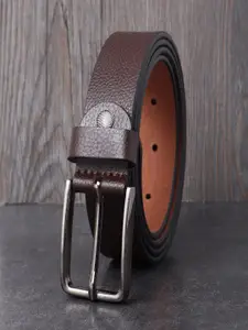 Provogue Men Textured Leather Formal Belt