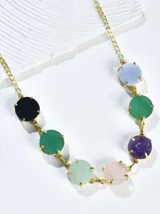 Voylla Brass Gold-Plated Handcrafted Necklace