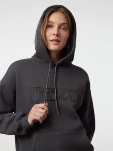 Trendyol Women Embroidered Hooded Sweatshirt