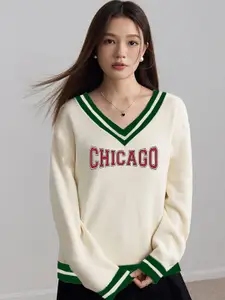 CLAFOUTIS Women Printed Pullover Sweatshirt