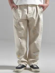 StyleCast x Revolte Men Printed Mid-Rise Regular Fit Jeans