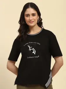 Global Republic Embellished Embroidered Cotton Top