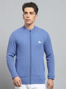 Monte Carlo Men Striped Woollen Cardigan