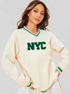 CLAFOUTIS Women Printed Pullover Sweatshirt