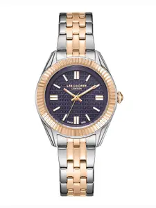 Lee Cooper Women Brass Dial & Stainless Steel Bracelet Style Straps Analogue Watch LC08038.580
