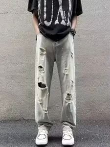 StyleCast Men Highly Distressed Heavy Fade Jeans