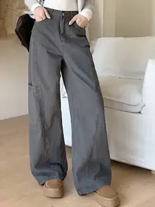 StyleCast x Revolte Women Jogger Light Fade Jeans