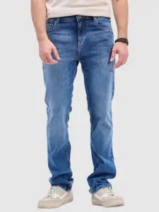 Snitch Men Classic Heavy Fade Regular Fit Stretchable Jeans