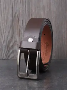 Provogue Men Leather Push Pin Formal Belt