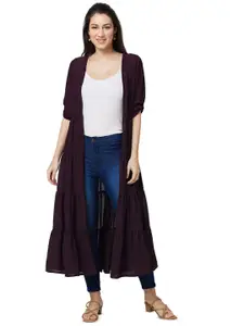 Iti Tiered Longline Open Front Shrug