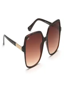 Image Women Square Sunglasses with UV Protected Lens IMS788C2SG