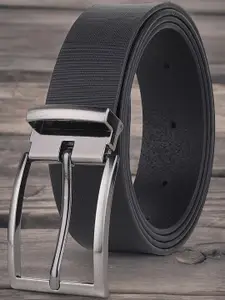 Provogue Men Textured Leather Formal Belt