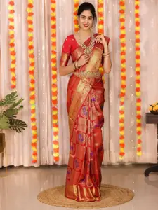 Manu Designer Embellished Zari Designer Saree
