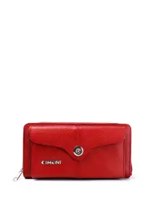 CIMONI Textured Leather Two Fold Wallet