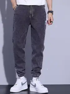 StyleCast x Revolte Men Relaxed Fit Light Fade Jeans