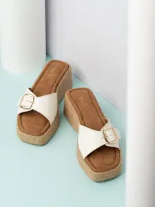 Inc 5 Women Wedge Sandals with Buckles