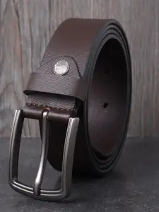 Provogue Men Textured Leather Belt