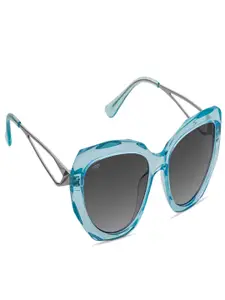 Image Women Oval Sunglasses with UV Protected Lens IMS794C4SG