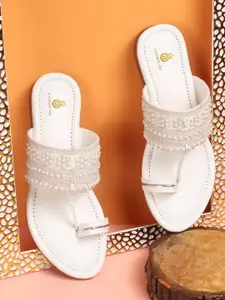 sneakers villa Women One Toe Flats