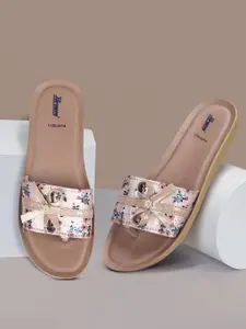 Paragon  Women Peach Casual Open Toe Flats