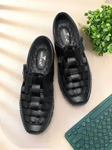 SHUAN Men Fisherman Sandals