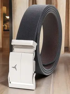 Provogue Men Textured Leather Formal Belt