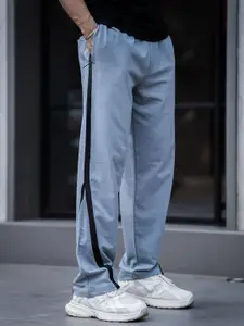 Maniac Men Cotton Relaxed Fit Mid Rise Cotton Track Pant