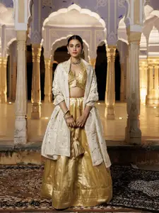 Geroo Luxe Ready to Wear Lehenga & Unstitched Blouse With Dupatta