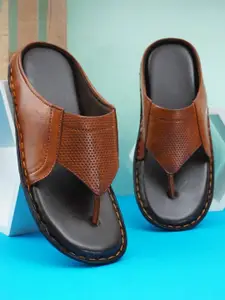 ROYAL CRUZZ Men Leather Comfort Sandals