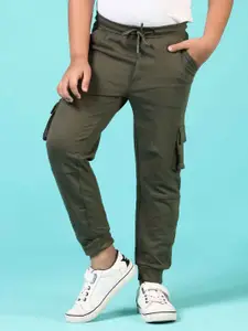 V-Mart Boys Solid Cotton Loop Knit Joggers