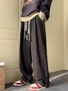 StyleCast x Revolte Men Flared Light Fade Jeans