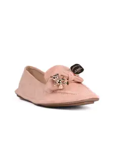 Jove Women Bows Detail Loafers