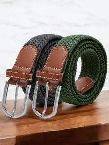 Provogue Men Pack of 2 Tang Belt