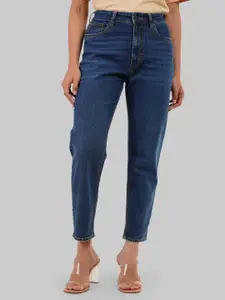 Underrated Club Women Mom Fit High-Rise Cotton Jeans