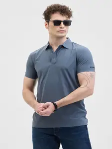 Snitch Men Polo Collar Slim Fit T-shirt