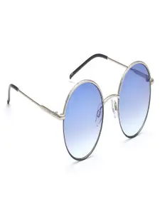 Image Women Round Sunglasses with UV Protected Lens IMS762C2SG-Blue