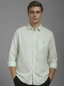 Louis Philippe Sport Men Slim Fit Vertical Striped Casual Shirt