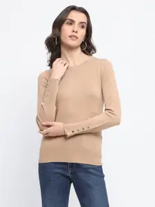 Madame Women Round Neck Pullover
