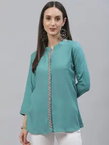 INDYES Embroidered Thread Work Thread Work Kurti
