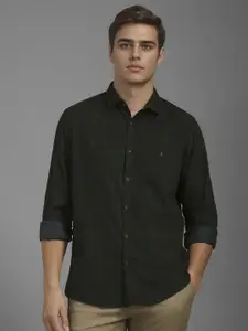 Louis Philippe Sport Men Geometric Printed Pure Cotton Casual Shirt