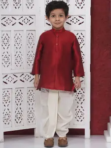 Sethukrishna Boys Band Collar Straight Kurta