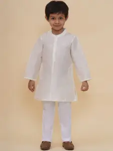 Sethukrishna Boys Band Collar Straight Kurta