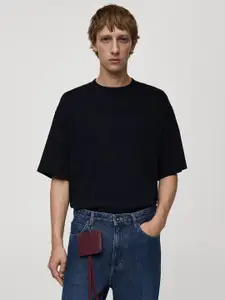 MANGO MAN Pure Cotton Oversized T-shirt