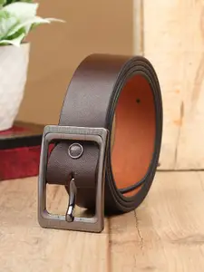 Provogue Men Textured Leather Formal Belt