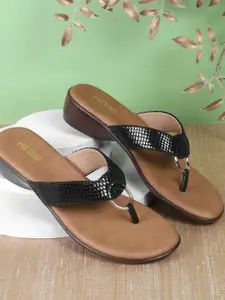 Metro Women Embellished Block Pumps