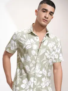 HIGHLANDER Men Printed Casual Shirt