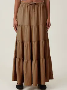 StyleCast x Revolte Maxi Flared Skirt