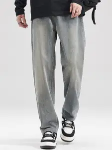 StyleCast x Revolte Men Straight Fit Light Fade Jeans