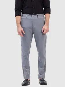Snitch Men Smart Slim Fit Formal Trousers