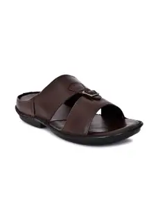 ROYAL CRUZZ Men Leather Comfort Sandals